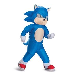 NIB. SONIC The Hedgehog Inflatable Kids Costume